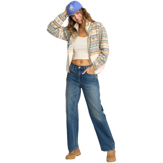 Billabong Women's Rock Jetty Mock Neck Zip-Up Jacket 5