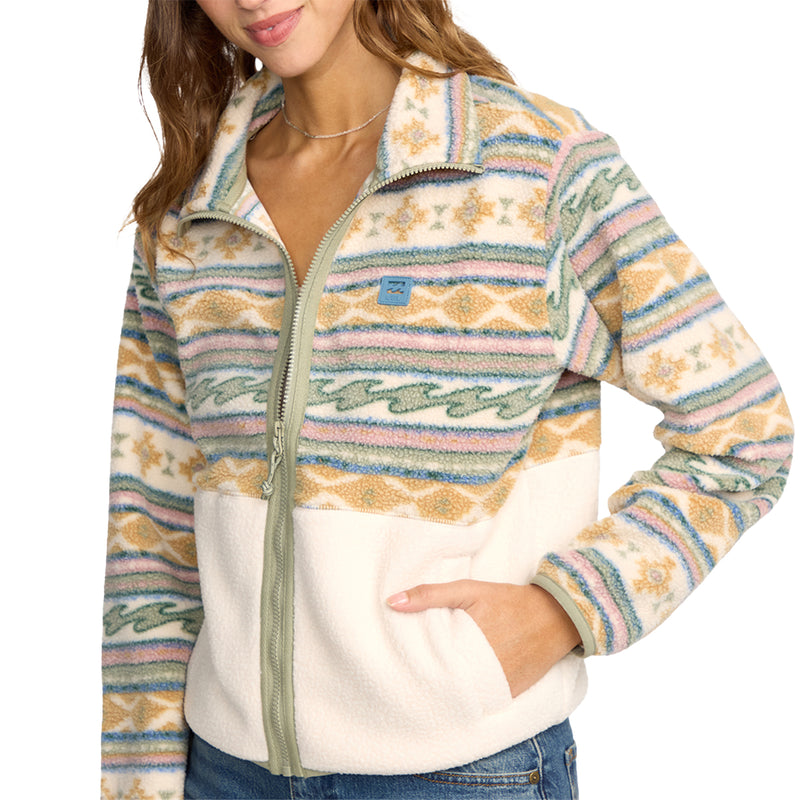 Load image into Gallery viewer, Billabong Women's Rock Jetty Mock Neck Zip-Up Jacket 2
