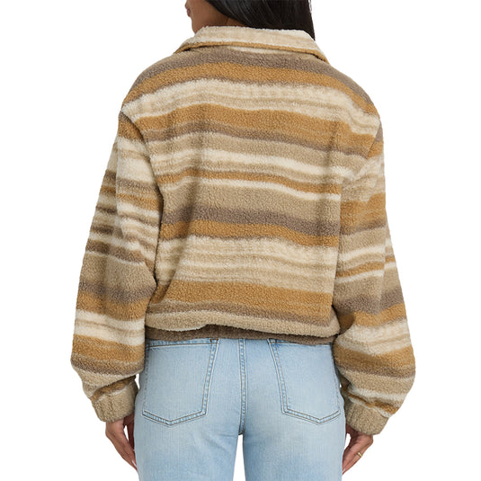 Billabong Women's First Light Sherpa Full Zip-Up Jacket 2