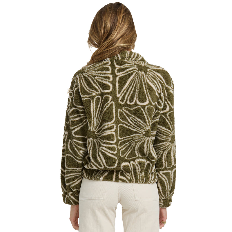 Load image into Gallery viewer, Billabong Women's First Light Sherpa Full Zip-Up Jacket 7
