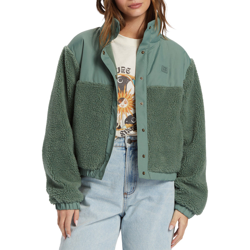 Load image into Gallery viewer, Billabong Women's Lost Trails Snap-Button Jacket 1
