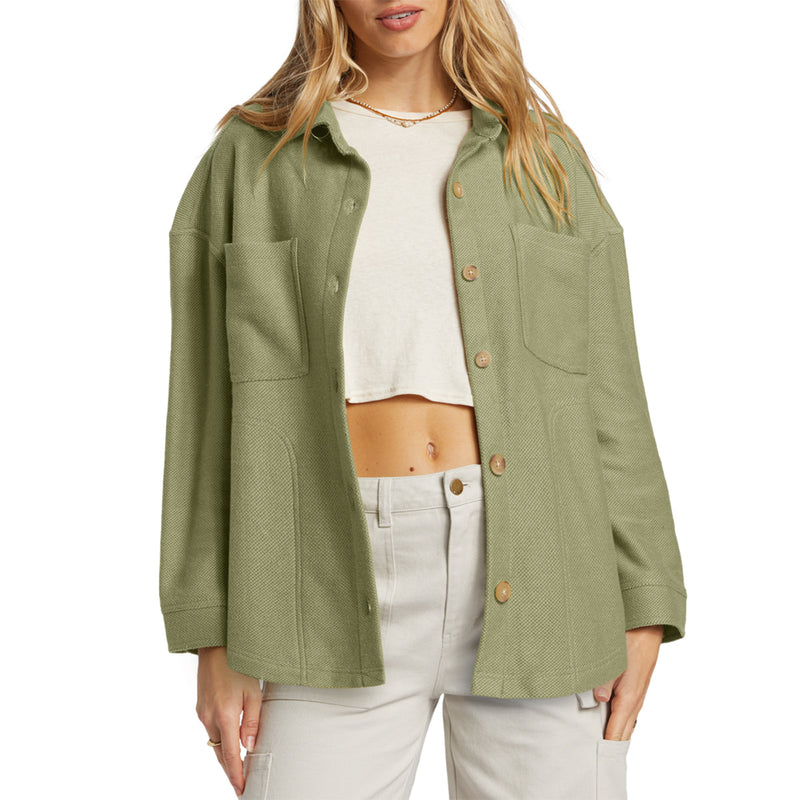 Load image into Gallery viewer, Billabong Women's Everytime Oversized Shacket Jacket 5
