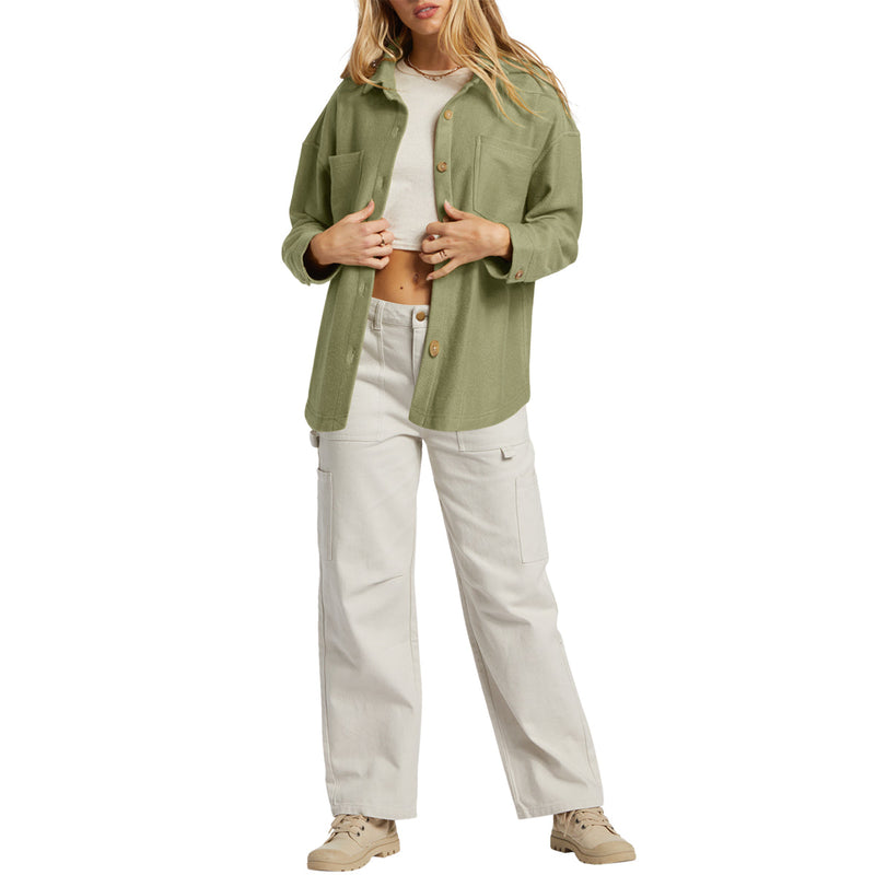Load image into Gallery viewer, Billabong Women's Everytime Oversized Shacket Jacket 8
