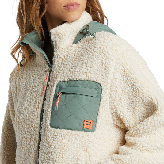 Billabong Women's Northern Shore Hooded Zip-Up Jacket 5