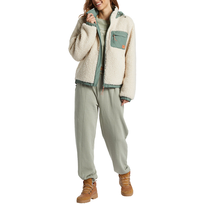 Load image into Gallery viewer, Billabong Women's Northern Shore Hooded Zip-Up Jacket 4
