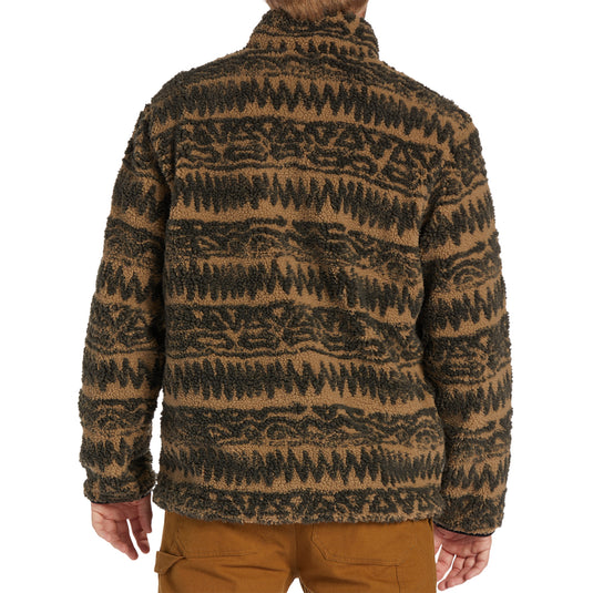 Billabong Boundary Switchback Zip-Up Sherpa Fleece Jacket 5