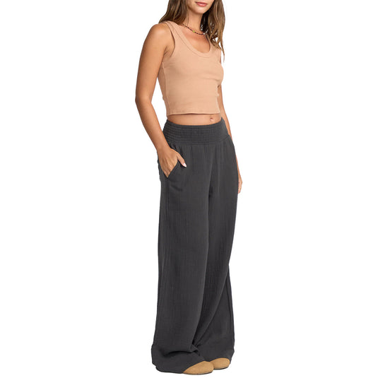 Billabong Women's New Waves Gauze Elastic Waist Pants 2