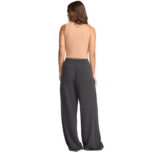 Billabong Women's New Waves Gauze Elastic Waist Pants 3