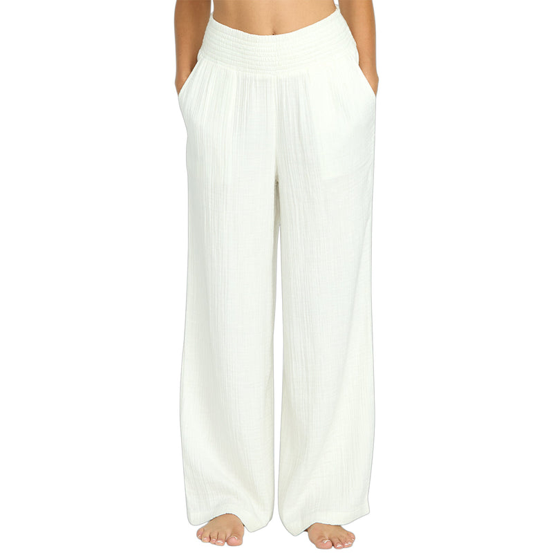 Load image into Gallery viewer, Billabong Women's New Waves Gauze Elastic Waist Pants 6
