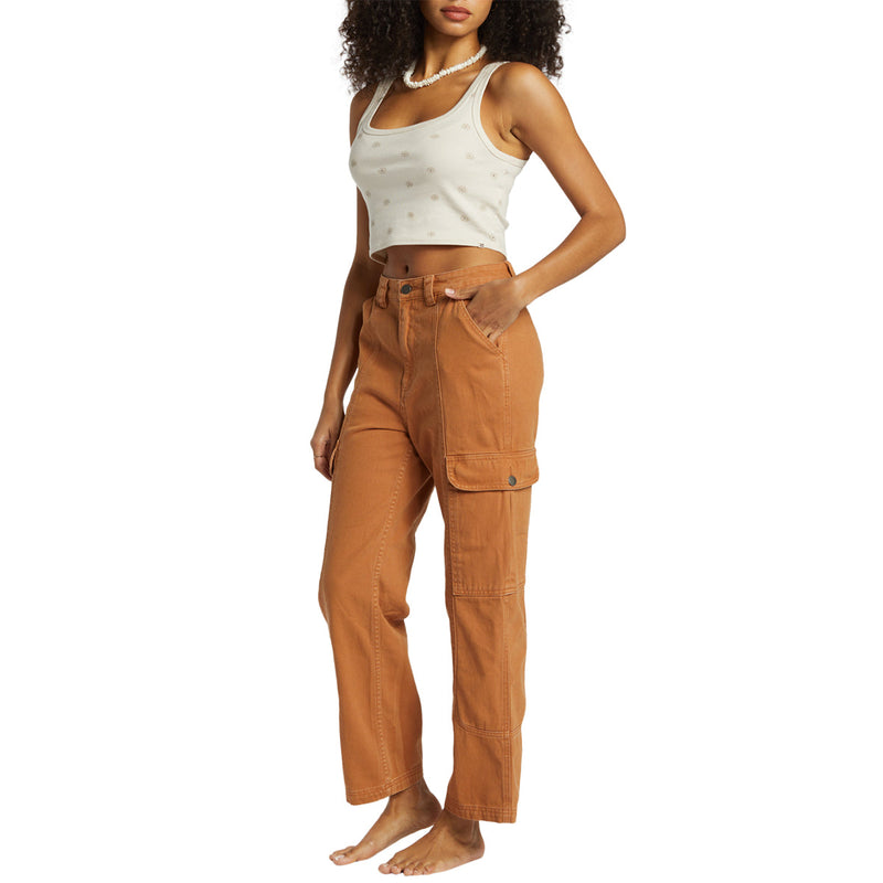 Load image into Gallery viewer, Billabong Women's Wall to Wall Denim Cargo Pants 3
