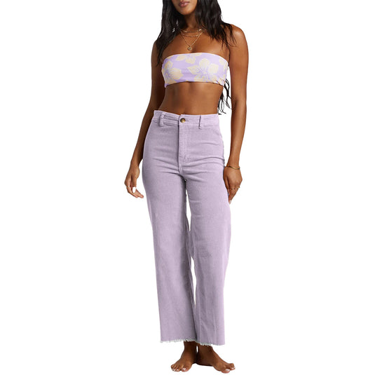 Billabong Women's Free Fall Wide-Leg Corduroy Pants 1