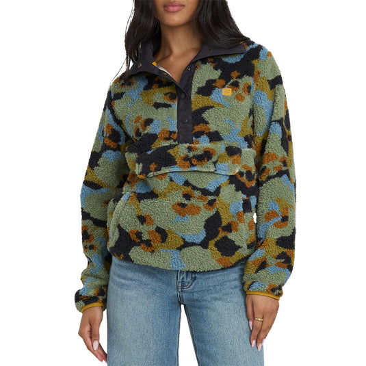 Billabong Women's Switchback Fleece Pullover Sweatshirt 1