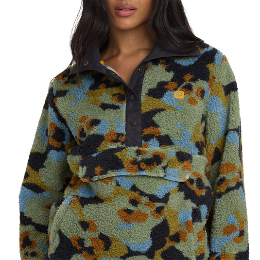Billabong Women's Switchback Fleece Pullover Sweatshirt 4
