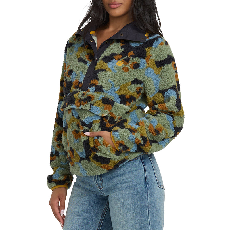 Load image into Gallery viewer, Billabong Women's Switchback Fleece Pullover Sweatshirt 3
