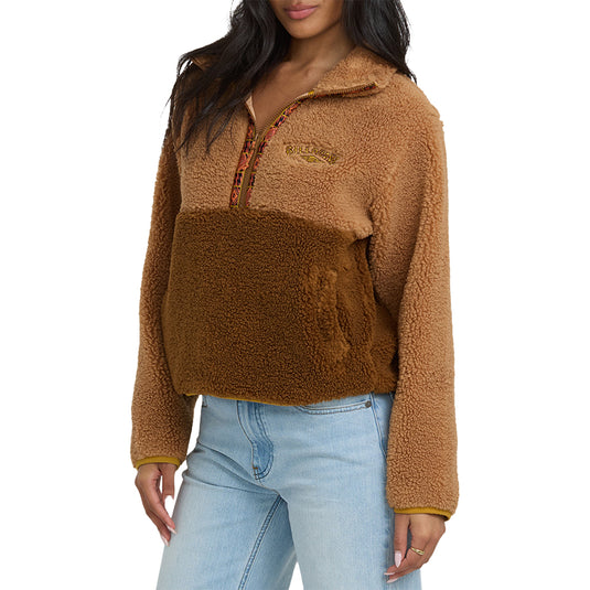 Billabong Women's Horizon Fleece Half-Zip Pullover Sweatshirt 3