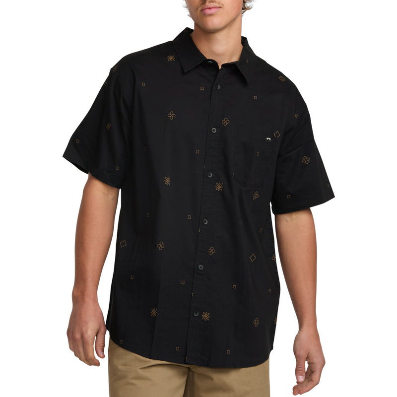 Load image into Gallery viewer, Billabong Sundays Mini Short Sleeve Button-Up Shirt 3
