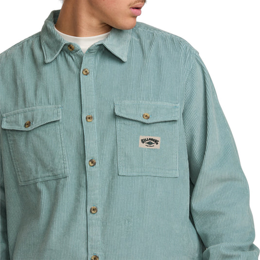 Billabong Bong Days Corduroy Long Sleeve Button-Up Shirt 7