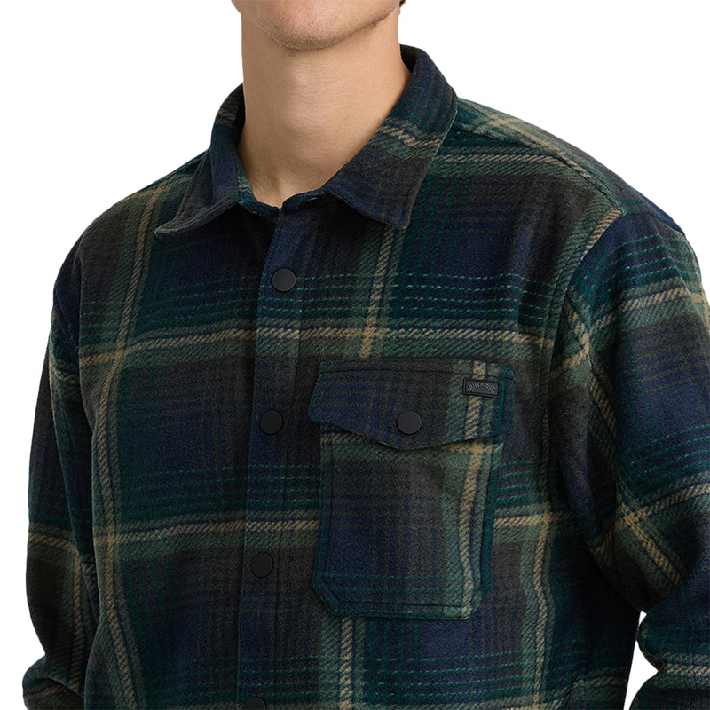 Load image into Gallery viewer, Billabong Furnace Long Sleeve Button-Up Flannel Shirt 4
