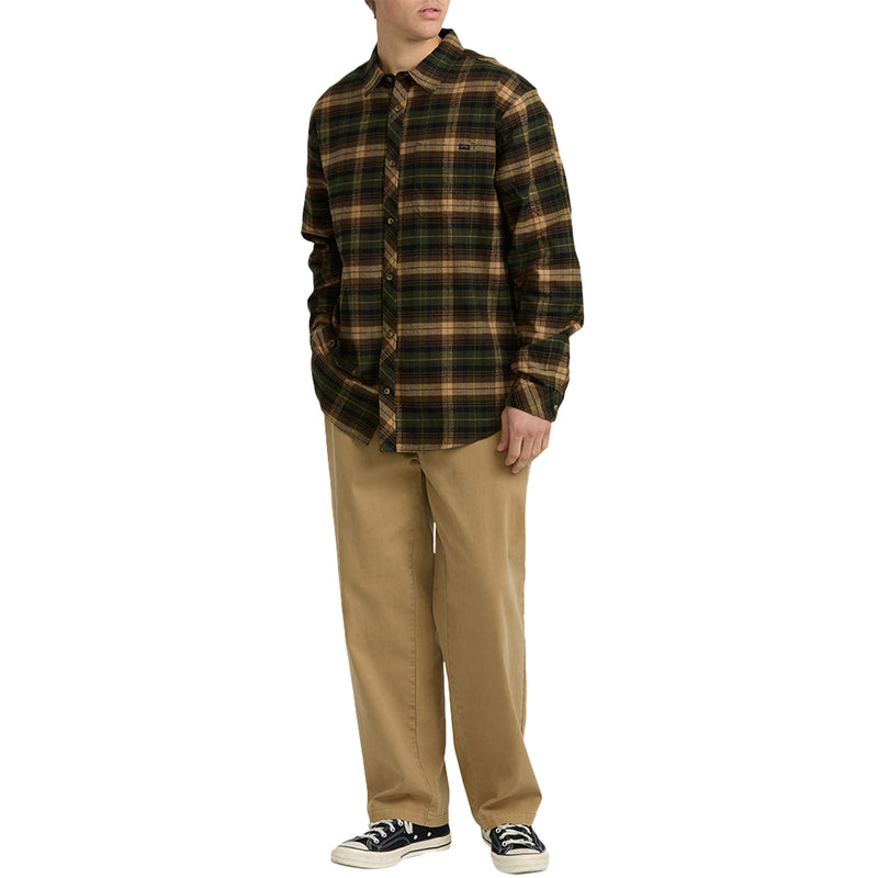 Load image into Gallery viewer, Billabong Coastline Long Sleeve Button-Up Flannel Shirt 23

