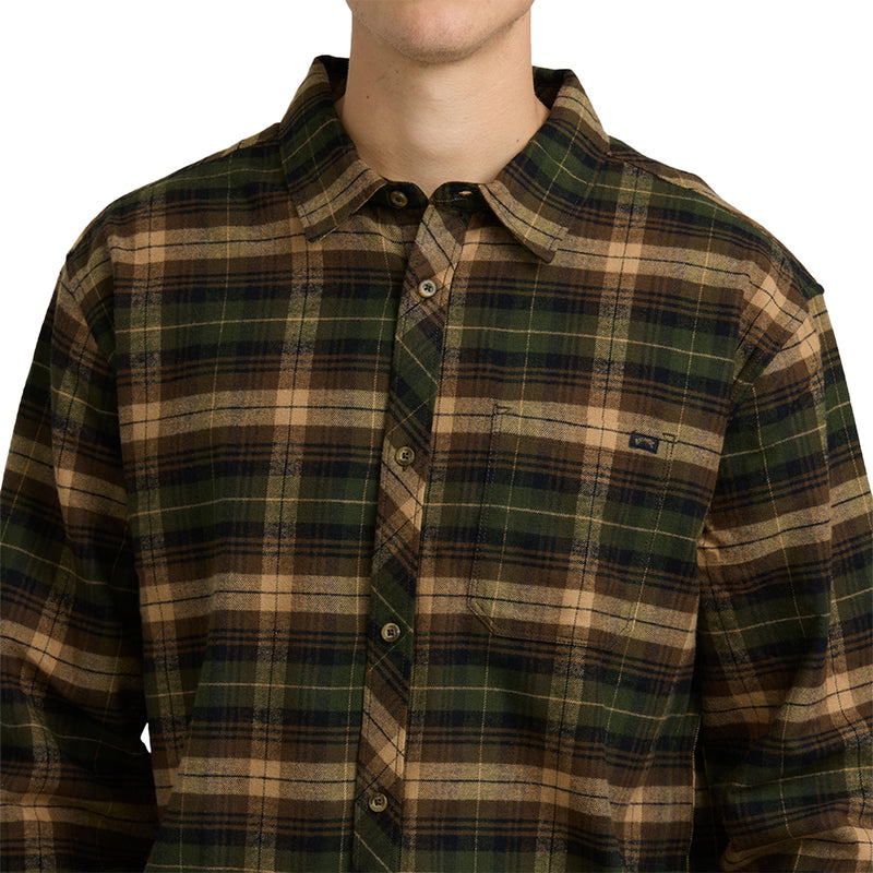 Load image into Gallery viewer, Billabong Coastline Long Sleeve Button-Up Flannel Shirt 24
