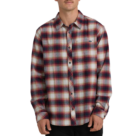 Billabong Coastline Long Sleeve Button-Up Flannel Shirt 15