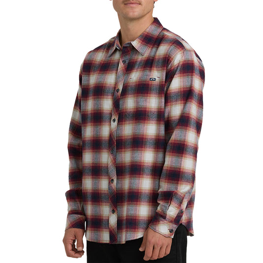 Billabong Coastline Long Sleeve Button-Up Flannel Shirt 16