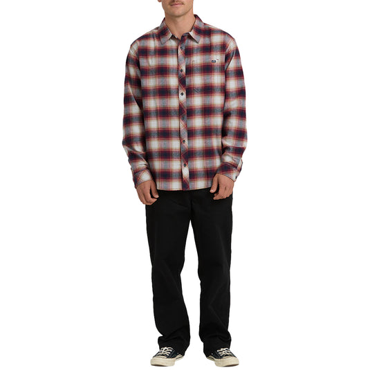 Billabong Coastline Long Sleeve Button-Up Flannel Shirt 18