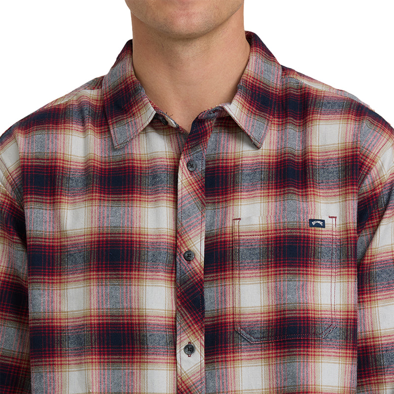 Load image into Gallery viewer, Billabong Coastline Long Sleeve Button-Up Flannel Shirt 19
