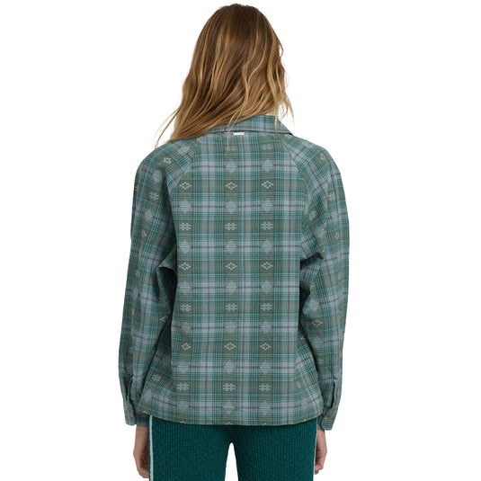 Billabong Women's Coastal Breeze Long Sleeve Button-Up Shirt 2