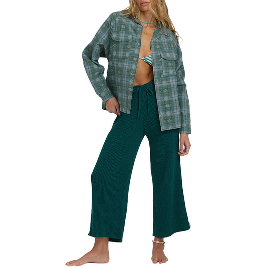 Billabong Women's Coastal Breeze Long Sleeve Button-Up Shirt 5