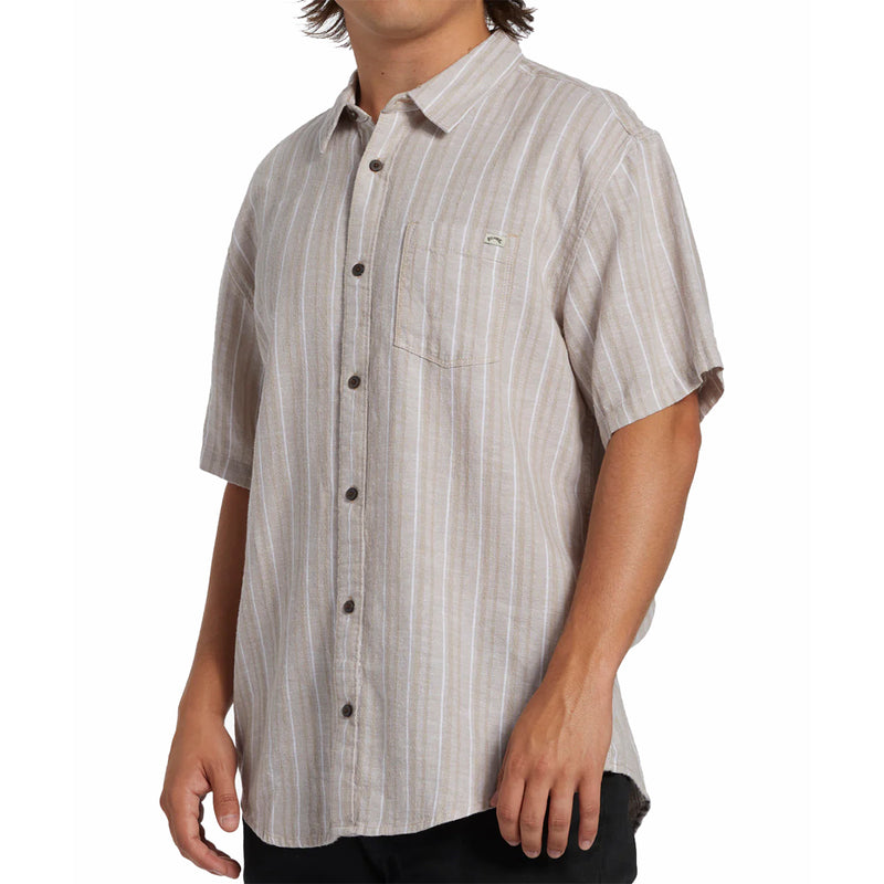 Load image into Gallery viewer, Billabong All-Day Stripe Short Sleeve Button-Up Shirt 4
