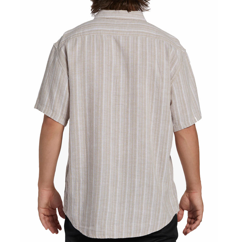 Load image into Gallery viewer, Billabong All-Day Stripe Short Sleeve Button-Up Shirt 5
