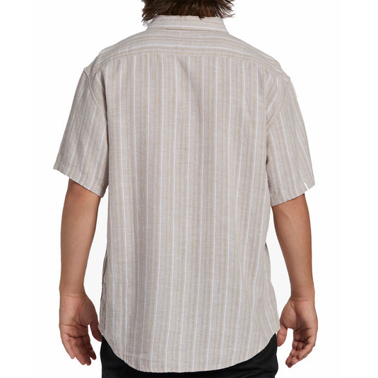 Billabong All-Day Stripe Short Sleeve Button-Up Shirt 5