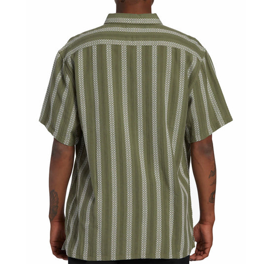 Billabong Sundays Jacquard Short Sleeve Button-Up Shirt • 2023 11