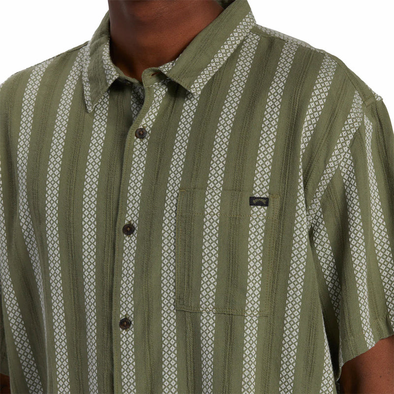 Load image into Gallery viewer, Billabong Sundays Jacquard Short Sleeve Button-Up Shirt • 2023 12
