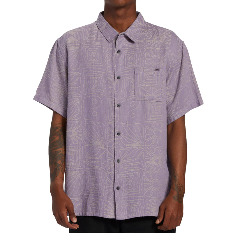 Load image into Gallery viewer, Billabong Sundays Jacquard Short Sleeve Button-Up Shirt • 2023 3
