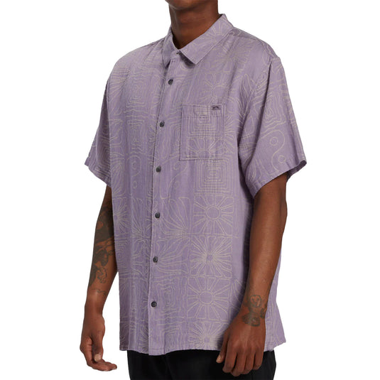 Billabong Sundays Jacquard Short Sleeve Button-Up Shirt • 2023 4