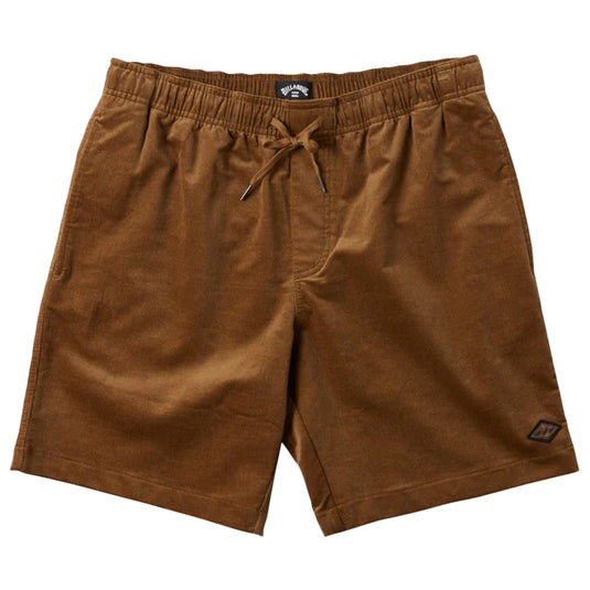 Billabong Larry Layback Corduroy Elastic Waist 18" Shorts 1