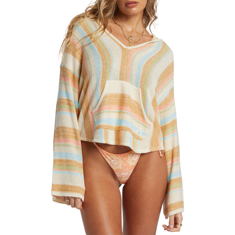 Load image into Gallery viewer, Billabong Women's Baja Beach Hooded Pullover Sweater • 2024 1
