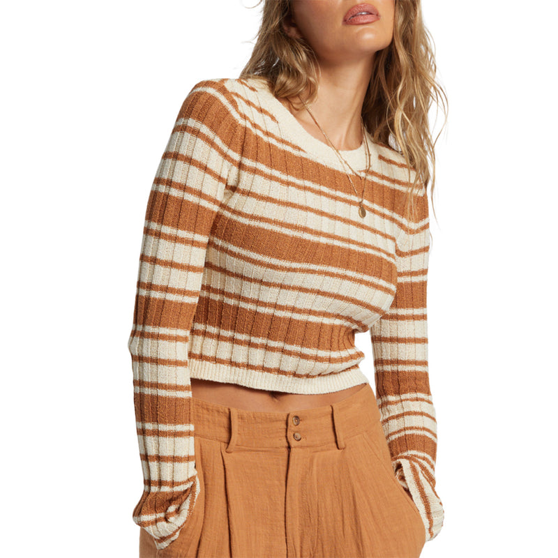 Load image into Gallery viewer, Billabong Women's Clare Crew Crop Sweater 3
