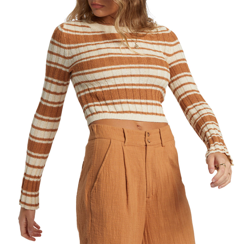 Load image into Gallery viewer, Billabong Women's Clare Crew Crop Sweater 2
