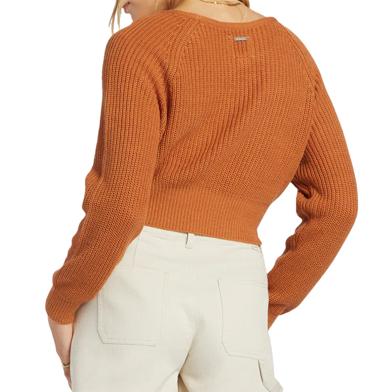 Load image into Gallery viewer, Billabong Women's Sun Soaked Crop Sweater 3

