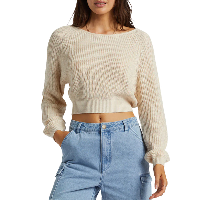Load image into Gallery viewer, Billabong Women's Sun Soaked Crop Sweater 5
