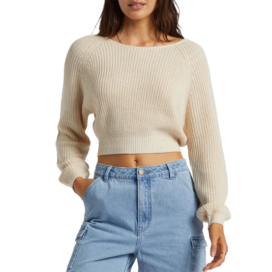 Billabong Women's Sun Soaked Crop Sweater 5
