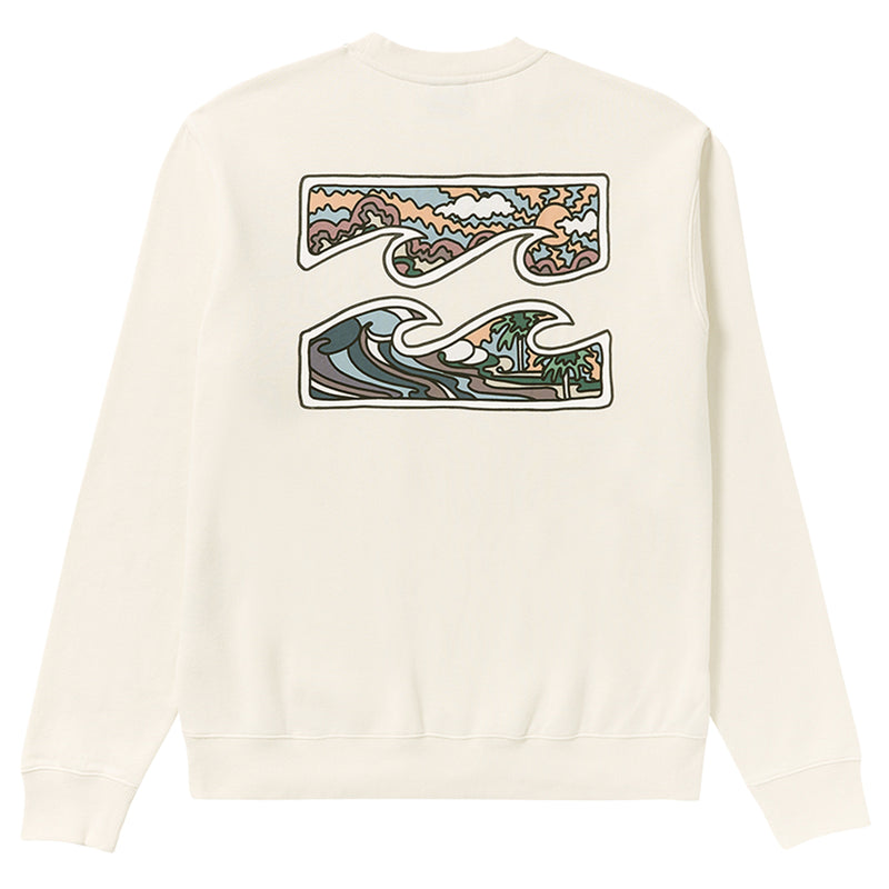 Load image into Gallery viewer, Billabong Short Sands Crew Pullover Sweatshirt - Off White 2
