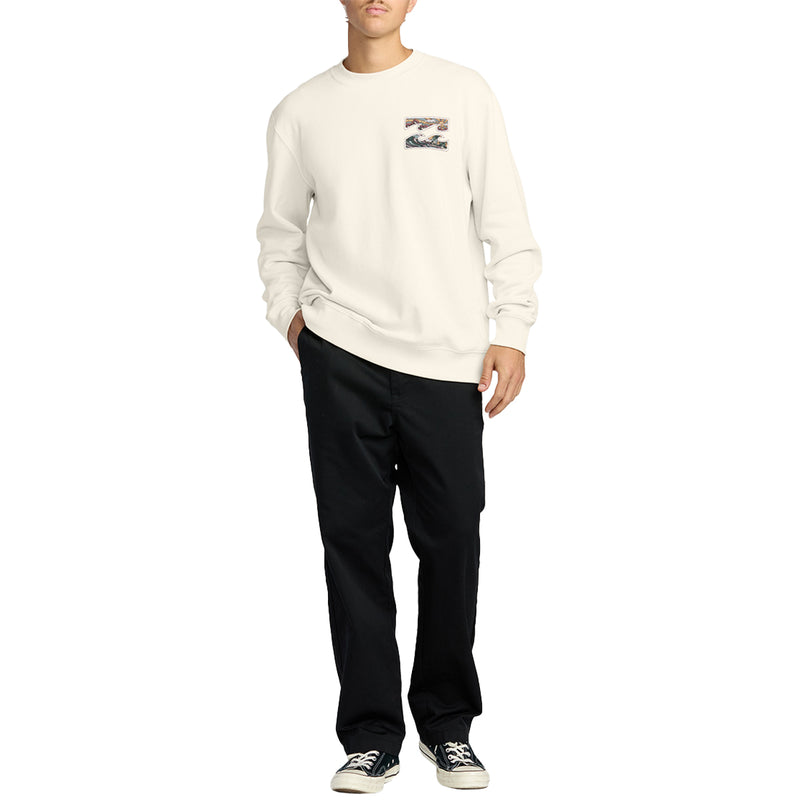 Load image into Gallery viewer, Billabong Short Sands Crew Pullover Sweatshirt - Off White 6
