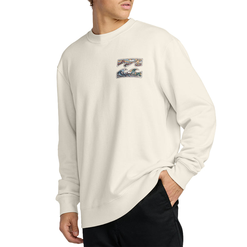 Load image into Gallery viewer, Billabong Short Sands Crew Pullover Sweatshirt - Off White 4
