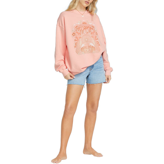 Billabong Women's Ride In Crew Sweatshirt 4