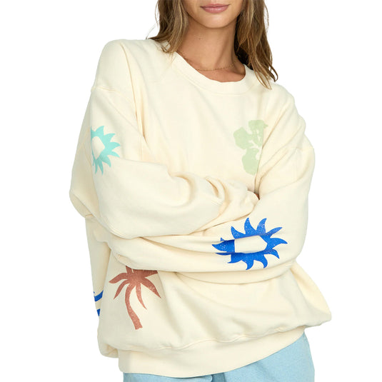Billabong Women's Water Signs Kendal Crew Sweatshirt 2