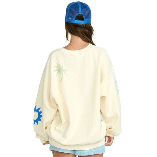 Billabong Women's Water Signs Kendal Crew Sweatshirt 4